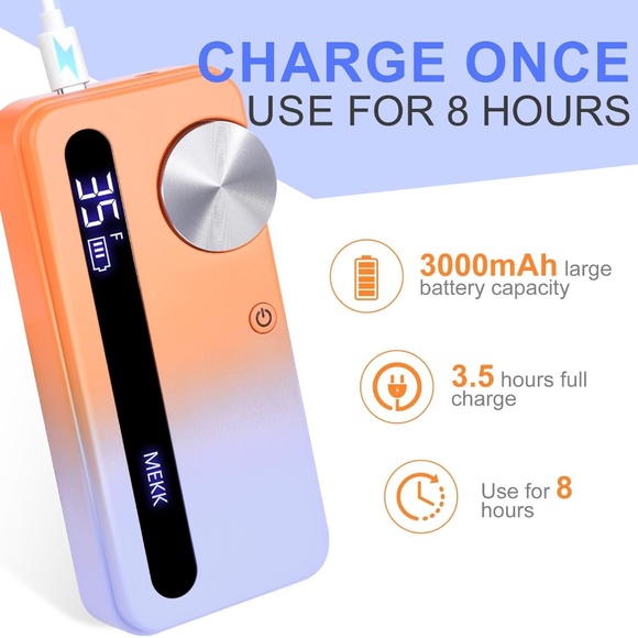 Cordless Rechargeable Professional Nail Drill Orange Gradient - Picture 3 of 13